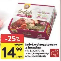 Intermarche Indyk wolno gotowany z żurawiną Wielkopolski oferta