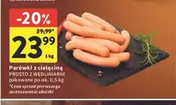 Intermarche Parówki z cielęciną Intermarche Prosto Z Wędliniarni oferta