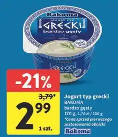 Intermarche Jogurt Bakoma Grecki oferta