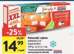 Intermarche Paluszki rybne kapitańskie Abramczyk oferta