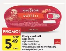 Intermarche Filety z makreli w sosie pomidorowym King Oscar oferta