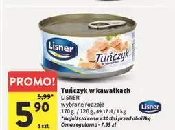 Intermarche Tuńczyk w kawałkach sosie własnym Lisner oferta