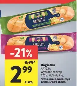 Intermarche Bagietka z masłem i ziołami Aryzta oferta