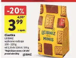 Intermarche Herbatniki Leibniz Minis Choco oferta