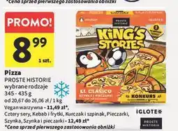 Intermarche Pizza warzywana z grillowaną papryką i pesto Iglotex Proste Historie Vegan oferta