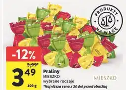 Intermarche Praliny nadziewane w czekoladzie Mieszko oferta