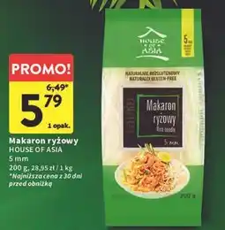 Intermarche Makaron ryżowy 5 mm House Of Asia oferta