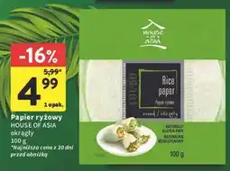 Intermarche Papier ryżowy House Of Asia oferta