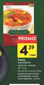 Intermarche Pasta red curry Kanokwan oferta