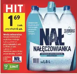 Intermarche Woda niegazowana Nałęczowianka oferta