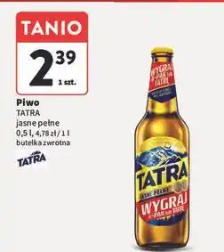 Intermarche Piwo Tatra Jasne Pełne oferta