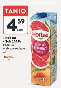 Intermarche Sok grejpfrut rubinowy Hortex oferta