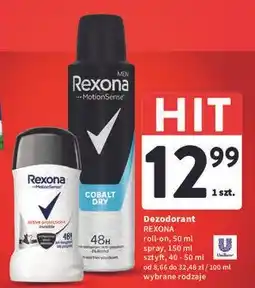 Intermarche Dezodorant cobalt dry Rexona Men Advanced Protection oferta