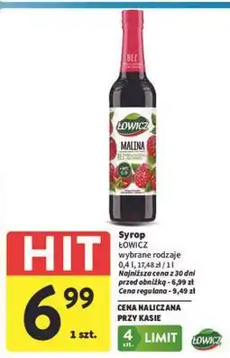 Intermarche Syrop malinowy Łowicz oferta