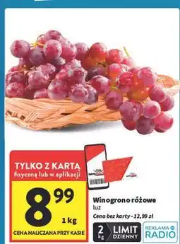 Intermarche Winogrona różowe oferta