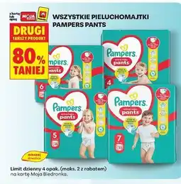 Biedronka Pieluchomatki Pampers Pants oferta