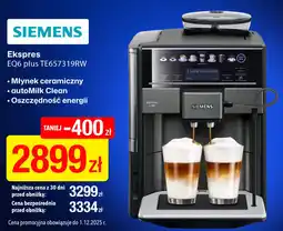 RTV EURO AGD Ekspres EQ6 plus TE657319RW Siemens oferta