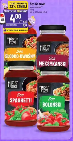 Polomarket Sos Go tove (słodko-kwaśny, meksykański, spaghetti, boloński) oferta