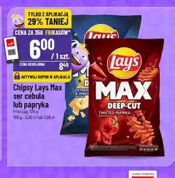 Polomarket Chipsy Lays Max ser cebula lub papryka oferta