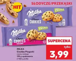 Kaufland Ciastka z kawałkami czekolady Milka Pieguski oferta