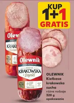 Kaufland Kiełbasa krakowska sucha z filetem kurczaka Olewnik oferta