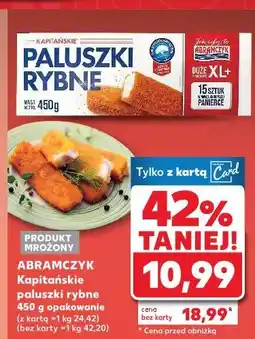 Kaufland Paluszki rybne kapitańskie Abramczyk oferta