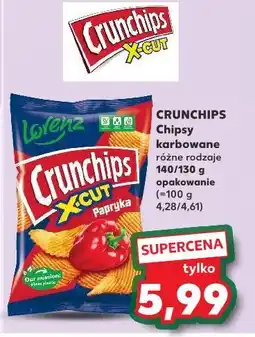 Kaufland Chipsy paprykowe Crunchips X-Cut oferta