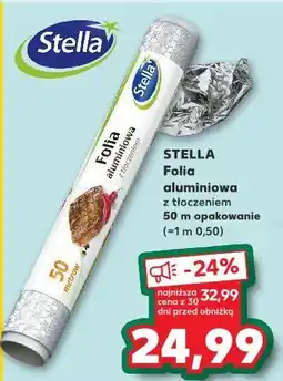 Kaufland Folia aluminiowa 50m Stella oferta