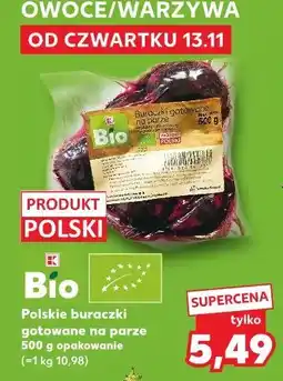 Kaufland Buraczki gotowane na parze K-Classic Bio oferta