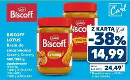 Kaufland Krem biscoff crunchy Lotus Biscoff oferta