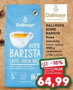 Kaufland Kawa ziarnista Dallmayr Home Barista Caffe Crema Dolce oferta