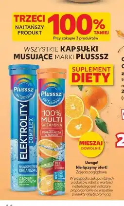 Kaufland Tabletki 100% multiwitamina pomarańcza i mango Plusssz oferta