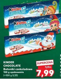 Kaufland Czekoladki świąteczne elf Kinder Chocolate oferta