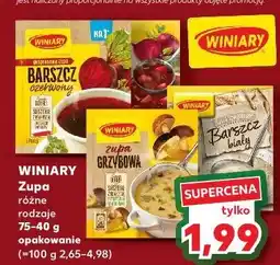 Kaufland Barszcz czerwony Winiary Ekspresowa Zupa oferta
