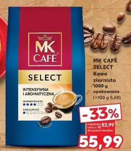 Kaufland Kawa ziarnista MK Cafe Select 1kg oferta