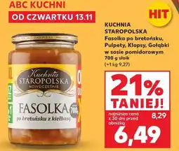 Kaufland Fasolka po bretońsku z kiełbasą Kuchnia Staropolska oferta