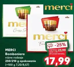 Kaufland Bombonierka czerwona Storck Merci oferta