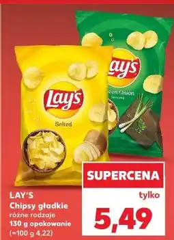 Kaufland Chipsy zielona cebulka Lay's oferta