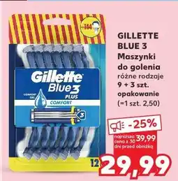 Kaufland Maszynka do golenia Gillette Blue 3 Comfort oferta