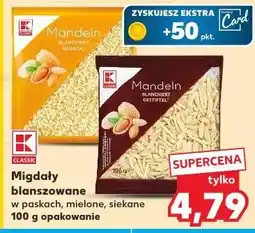 Kaufland Migdały blanszowane siekane K-Classic oferta