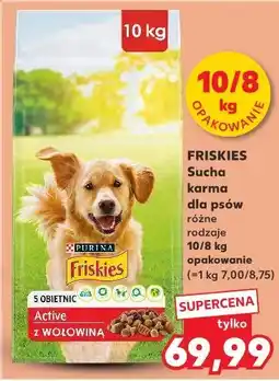 Kaufland Karma dla psa junior z kurczakiem i marchewką w sosie Friskies Vitafit oferta