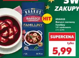 Kaufland Barszcz czerwony Krakus Maspex oferta
