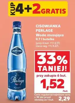 Kaufland Woda musująca Cisowianka Perlage oferta