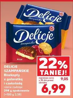 Kaufland Ciastka z galaretką pomarańczową Delicje Szampańskie oferta