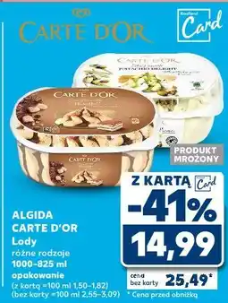 Kaufland Lody tiramisu Algida Carte D'or Les Desserts oferta