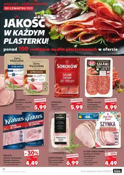 Kaufland Boczek rolowany od szwagra Krakus Animex oferta