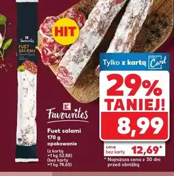 Kaufland Salami fuet K-Classic Favourites oferta
