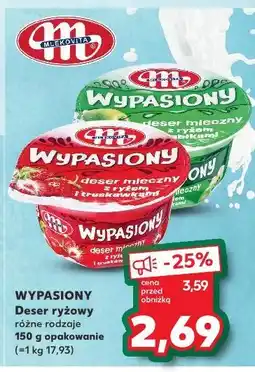 Kaufland Deser mleczny z ryżem i truskawkami Mlekovita Wypasiony oferta