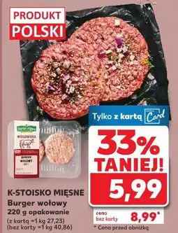 Kaufland Burger wołowy Stoisko Mięsne oferta