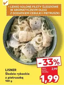 Kaufland Śledziki rybackie Lisner oferta